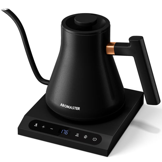 Aromaster Gooseneck Kettle with Temperature Control,Electric Pour Over Coffee Tea Kettle