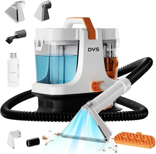 DVS Portable Carpet & Upholestery Cleaner Machine for Pets, Spot, Stain,Couch Cleaner Machine with 15Kpa Powerful Suction