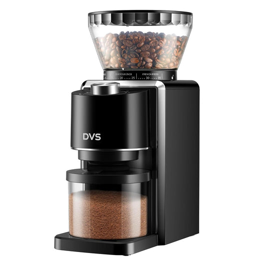 DVS Conical Burr Coffee Grinder Electric 2.0, Adjustable Coffee Bean Grinder