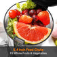 MAX5 Cold Press Juicer with 5.4" Wide Feed Chute - Slow Masticating Juicer Extractor for Whole Fruits & Vegetables - Quiet Motor, Easy to Clean with Brush - High Juice Yield - Black