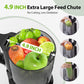 Juicer Machines, Sencre Cold Press Juicer,4.9" Wide Mouth Fits for Whole Fruits and Vegetables, Slow Masticating Juicer Easy to Clean, High Juice Yield,Black
