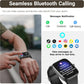 1etsfit  AMOLED S7 Smart Watch Bluetooth Call 1.85” Ultra HD Screen,Dynamic Dials Messages Push 100+ Sports Modes