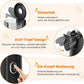 MAX5 Cold Press Juicer with 5.4" Wide Feed Chute - Slow Masticating Juicer Extractor for Whole Fruits & Vegetables - Quiet Motor, Easy to Clean with Brush - High Juice Yield - Black