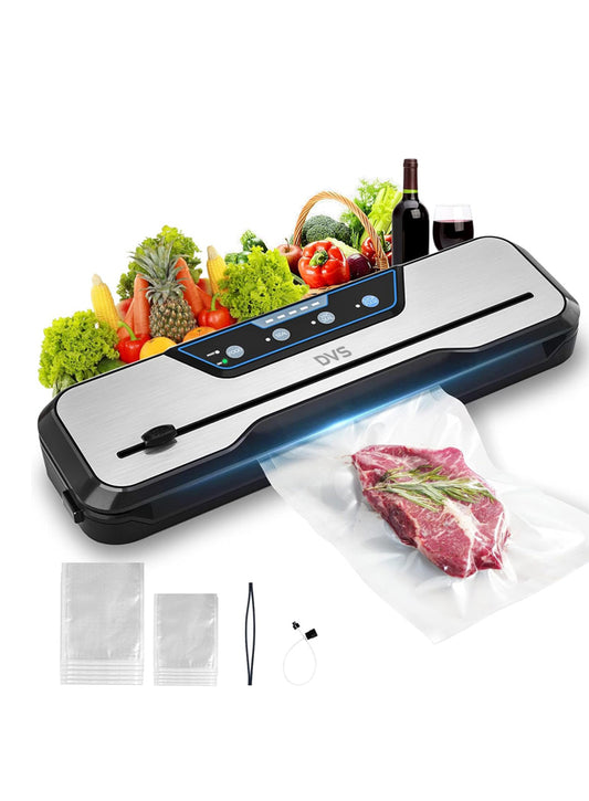Vacuum Sealer Machine, with Starter Kit and 2-Year Warranty, DVS Automatic Air Sealing for Food Storage