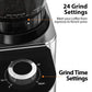 Aromaster Burr Coffee Grinder,Electric Coffee Bean Grinder with 24 Grind Settings