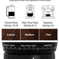 Aromaster Burr Coffee Grinder,Electric Coffee Bean Grinder with 24 Grind Settings